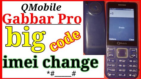 QMobile Gabbar Pro Big Imei Change Code Imei Repair Q Gabar Pro Big