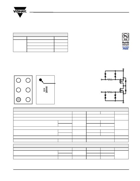 Si Edb T E Datasheet Pages Vishay Bi Directional N Channel