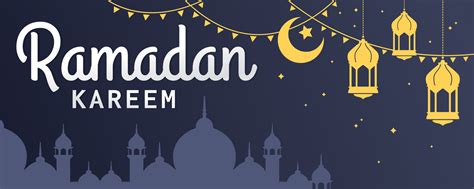 Ramadan Kareem Vector Banner 6432931 Vector Art At Vecteezy