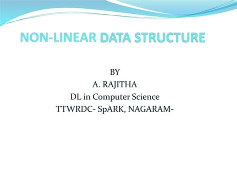 Non Linear Data Structure Treespptx