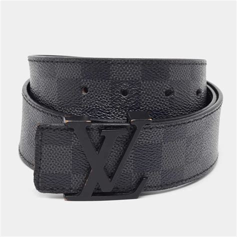 Louis Vuitton Damier Graphite Canvas Lv Initiales Belt Cm Louis