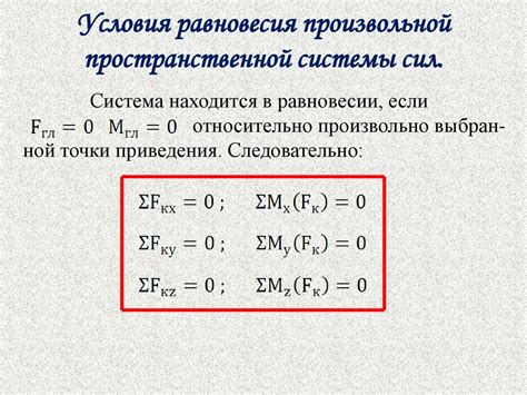 ПРОСТРАНСТВЕННАЯ СИСТЕМА СИЛ - online presentation