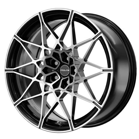 ProLine Wheels PFM FORGED Black Polished Velonity B2b