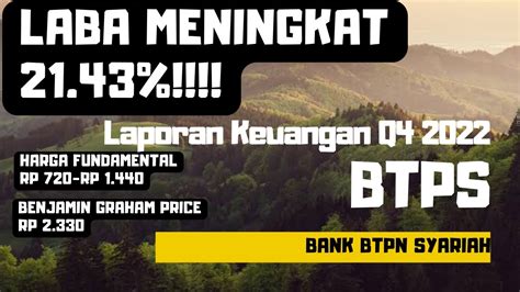 Laporan Keuangan Q Saham Btps Bank Btpn Syariah Harga