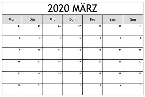 M Rz Kalender Free Printable Calendar Templates Printable