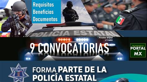 Convocatoria Policía Estatal Puebla 2023 2024 PORTAL DEL EMPLEO