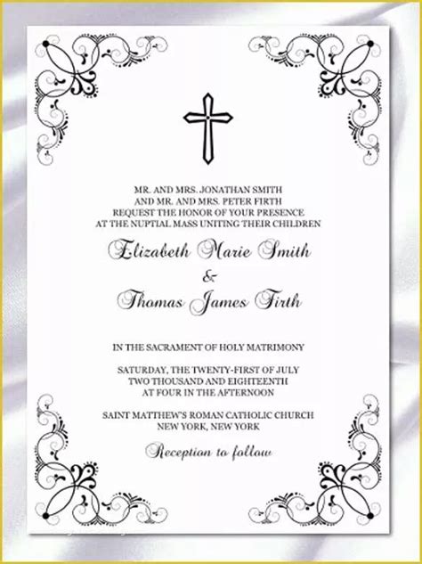 Baptism Template Free Download Of 30 Baptism Invitation Templates ...