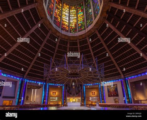 Interior Of Liverpool Metropolitan Cathedral Merseyside Liverpool Uk