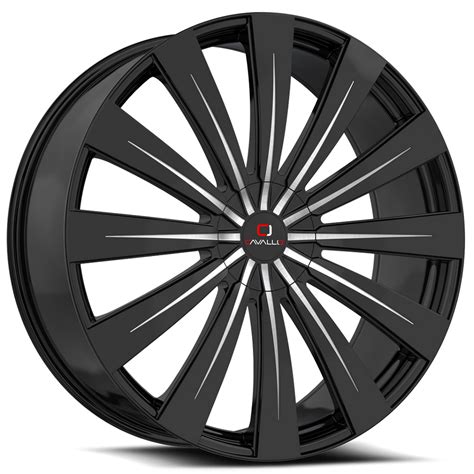 Cavallo Wheels Clv Gloss Black Machined Rims Cvl