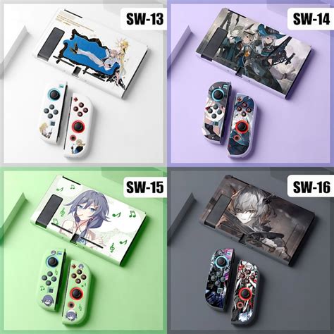 Nintendo Switch Case Genshin Impact Honkai Impact Azur Etsy