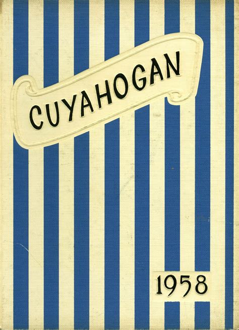 1958 yearbook from Cuyahoga Falls High School from Cuyahoga falls, Ohio