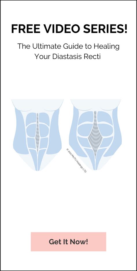 Diastasis Recti 101 The Infographic MUTU System Healing Diastasis