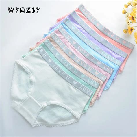 New Fainlise Sexy Cotton Womens Panties Printed Briefs Lovely Girls