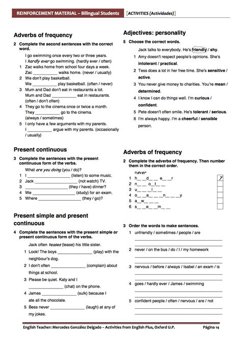 Reinforcement Evolution Worksheet