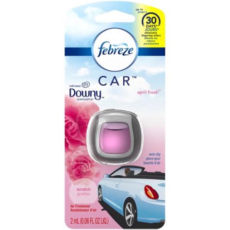 Febreze Car Downy April Fresh Scent Air Freshener Vent Clip 1 Ct