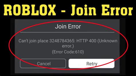 Roblox Join Error: What Is Error Code? How To Fix Roblox Join Error ...