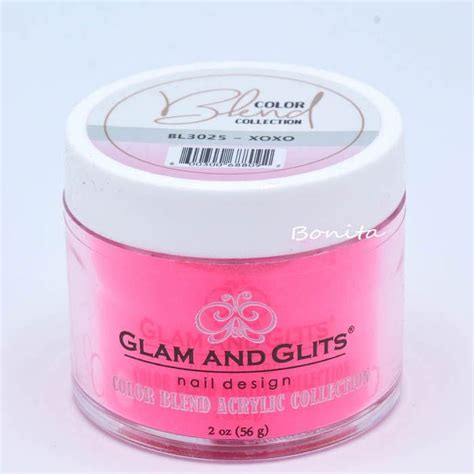 Glam And Glits Acrylic Powder Color Blend Collection BL3025 BL3048