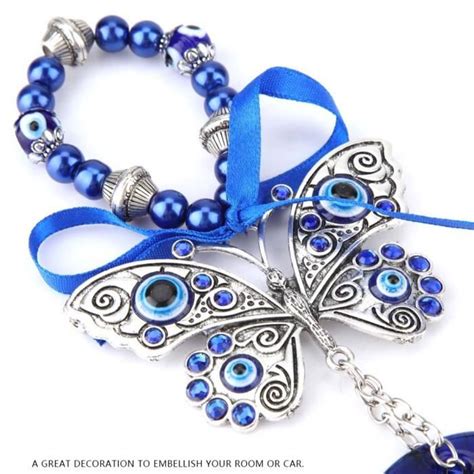 Amulette Murale Protectrice Musulmane Fdit Msa Turc Bleu Talisman