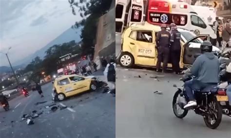 Grave Accidente En La Autopista Norte Choque Múltiple En Copacabana