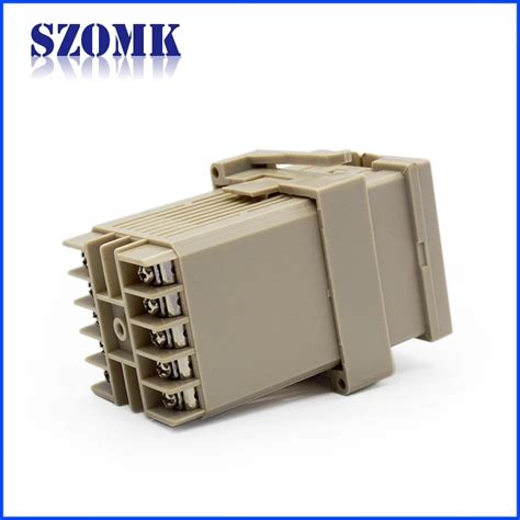 Mm Light Grey Abs Material Din Rail Plastic Pcb Box Ak Dr