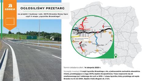 Ruszy Przetarg Na Projekt I Budow Cznika Brzeskiego Na Dk