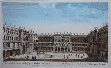 Proantic Berlin Palace Of The King Of Prussia In The 18th Century