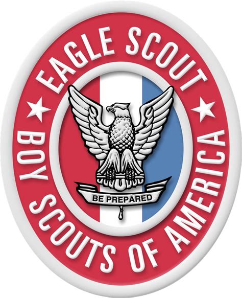 Large Eagle Scout Badge and Medal Image for Presentations