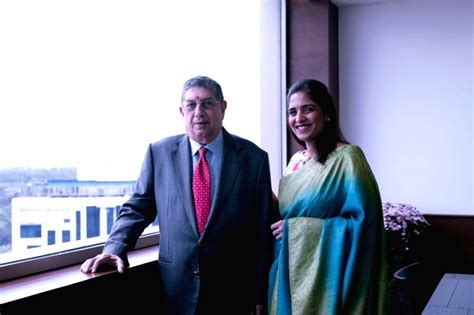 Free Photo N Srinivasan And His Daughter Rupa Gurunat