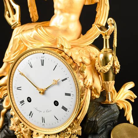 Pierre Philippe Thomire French Directory Mantel Clock Bacchus