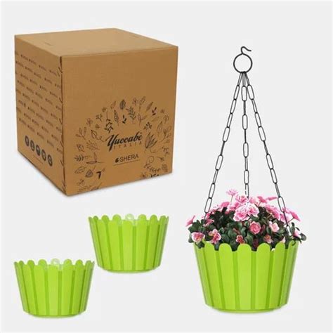 Plastic Hanging Planter at Rs 40/piece in New Delhi | ID: 2851493531291