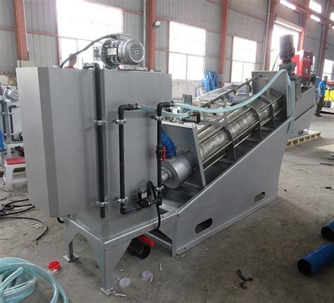 Sludge Dewatering Machine Volute Screw Press China Spiral Sludge