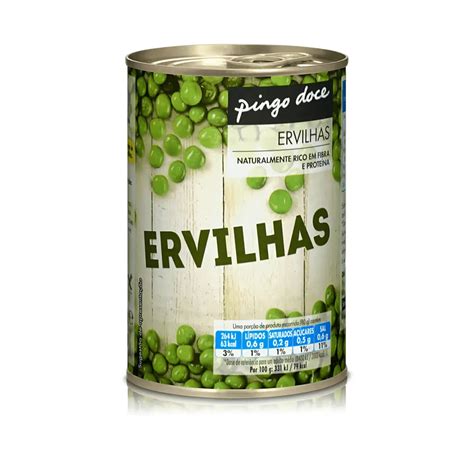 Ervilhas PINGO DOCE Nutripédia