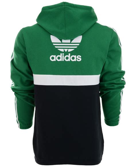 Adidas Mens Seattle Supersonics Court Series Hoodie In Green For Men