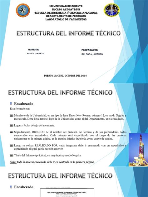 Estructura Del Informe Técnico Teoría Ciencia