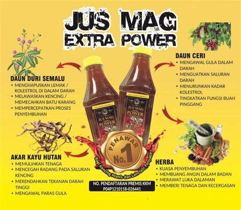 JUS MAG EXTRA POWER ORIGINAL Lazada