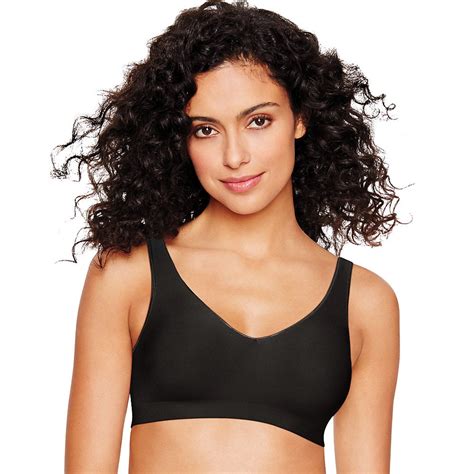 Hanes Smooth Inside And Out Comfortflex Fit® Wirefree Bra 2xl Black