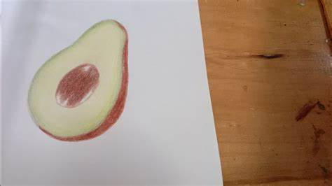 Avocado Drawing Tutorial How To Draw Food Avocado From Mexico Avocado