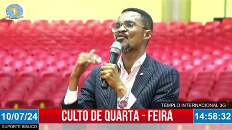 CULTO DE SEGUNDA FEIRA YouTube