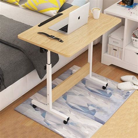 Gcp Mesa De Cama Mesa De Cama Con Ruedas Altura Ajustable Escritorio