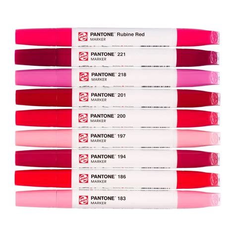 Talens Pantone Marker Set Cool Red Hobby Art Trgovina Za Ustvarjalne