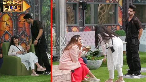 Bigg Boss 17 Live Mannara Chopra Ke Sath Khanzaadi Ne Ki Big Fight Toh