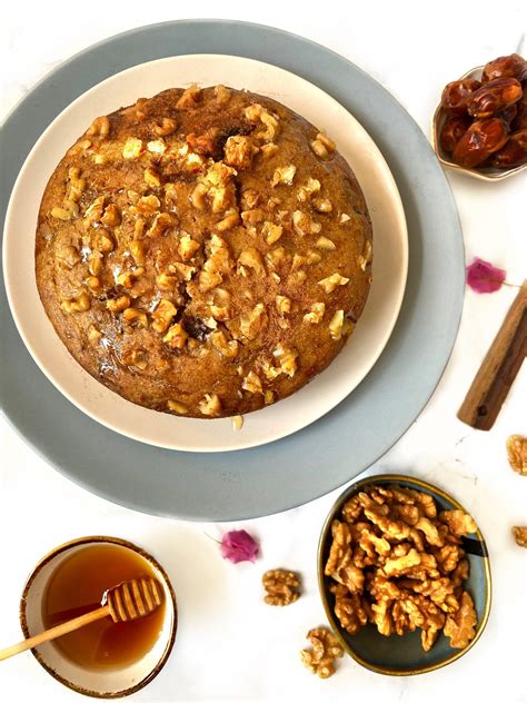 Eggless Date And Walnut Cake Loveandflourbypooja