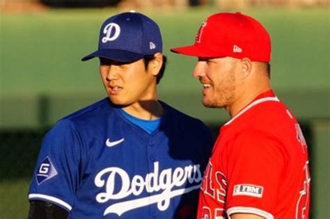 トラウト「全てを祝福」 大谷翔平との“ハグ”で溢れた感謝の想い「チームが違うだけ」 ライブドアニュース