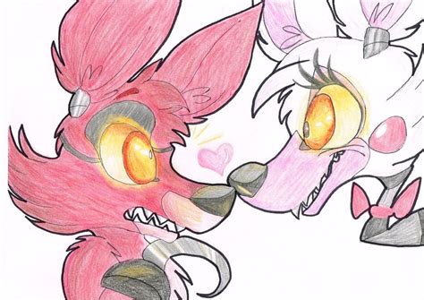 Mangle X Foxy | Five Nights at Freddy's | Fnaf drawings, Fnaf, Foxy and ...