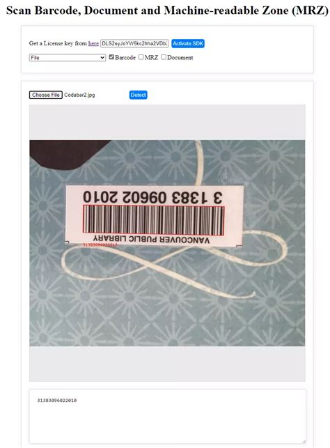 How To Build A Web App To Scan Barcode Document And Mrz With Javascript Apis Dynamsoft