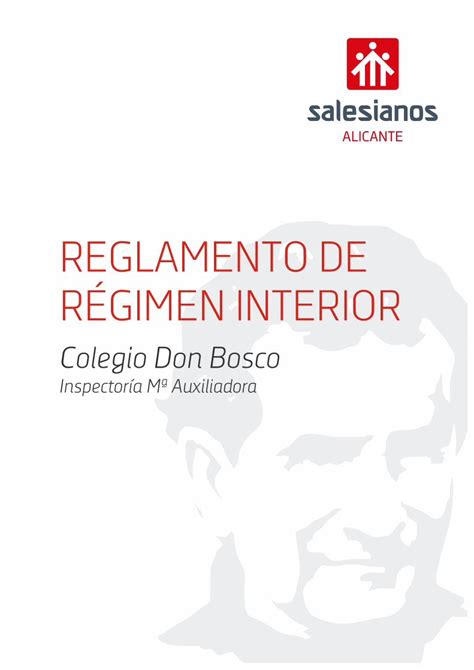 PDF REGLAMENTO DE RÉGIMEN INTERIOR las directrices de la