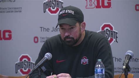 Ryan Day Reacts To Buckeyes 30 24 Loss To Michigan Youtube