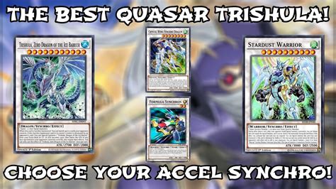 Yu Gi Oh Duel Links The Best Accel Synchro Trishula Quasar Deck A Non Meta Deck To 25k Dp In