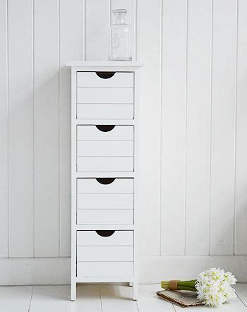 Dorset Cm White Narrow Storage Furniture White Narrow Bedside Table