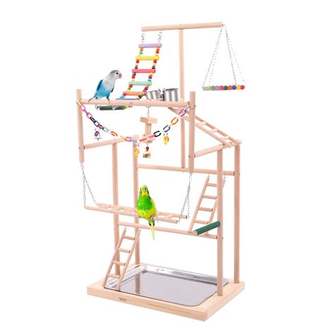 Buy Bird Playground Parrot Playstand Play Gym Playpen For Small Medium